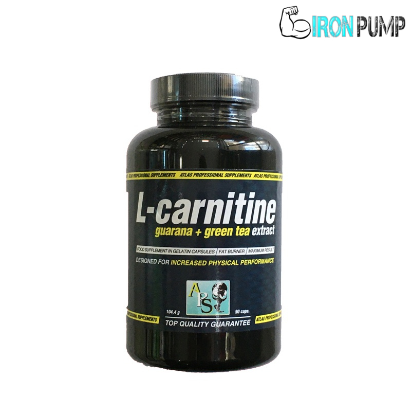 L-Carnitine Guarana + Green Tea 90 капсули