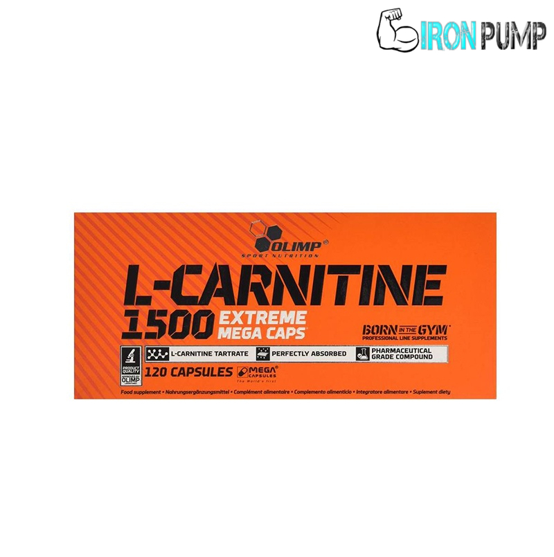 L-CARNITINE 1500 Extreme Mega Caps 120 капсули